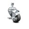 Service Caster 3 Inch Thermoplastic Rubber Wheel Swivel 1/2 Inch Threaded Stem Caster with Brake SCC-TS20S314-TPRB-TLB-121315 - alternate 1